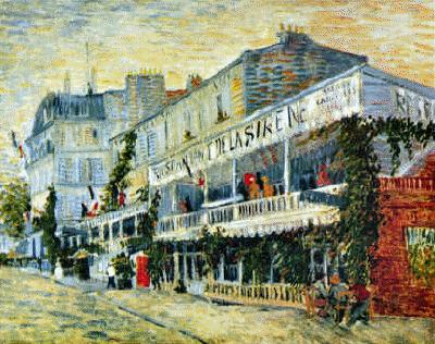 Vincent Van Gogh Restaurant de la Sirene at Asnieres oil painting picture